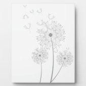 タンポポモダンンの花 フォトプラーク (正面)