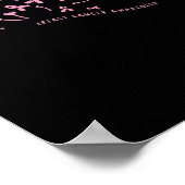 タンポポ乳がん認識度ピンクリスボンサップ ポスター (角)