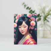 タンポポ付き芸者 ポストカード (スタンド正面)