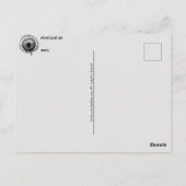 タンポポ付き芸者 ポストカード (裏面)