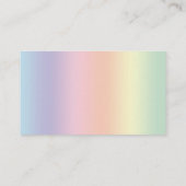 タンポポ付き黒猫 名刺 (裏面)