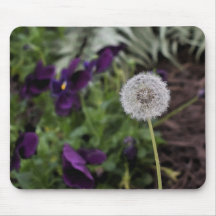 タンポポ及びパンジーのマウスパッド