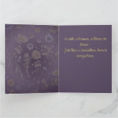 タンポポ喜び カード (内部)