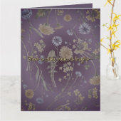 タンポポ喜び カード (黄色い花)