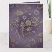 タンポポ喜び カード (正面)