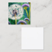 タンポポ図 スクエア名刺 (正面/裏面)