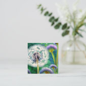 タンポポ図 スクエア名刺 (スタンド正面)