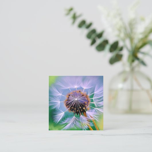 タンポポ図 スクエア名刺 (スタンド正面)