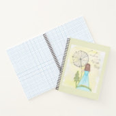 タンポポ小さな女の子 ノートブック (内部)