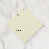 タンポポ小さな女の子 フェイバータグ (裏面)