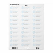 タンポポ愛かわいい夏結婚の住所 シール (フルシート)