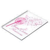 タンポポ戦士サポートスクワッド乳癌 ノートブック (左側)