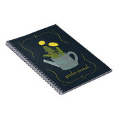 タンポポ散水缶ガーデンジャーナル ノートブック (右側)