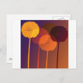 タンポポ時計 ポストカード (正面/裏面)