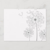 タンポポ最高のつる植物が新しく結婚望む ポストカード (正面)