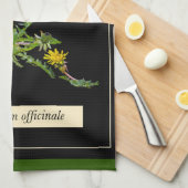 タンポポ植物学 キッチンタオル (四つ折り)