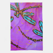 タンポポ浮気ピンク キッチンタオル (縦)