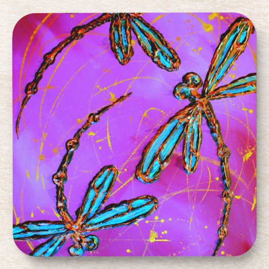 タンポポ浮気ピンク コースター (正面)