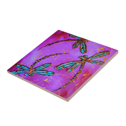 タンポポ浮気ピンク タイル (側面)