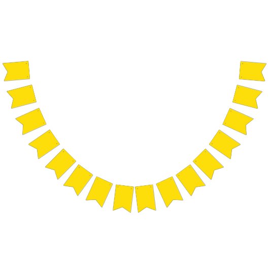 タンポポ無地のの色  バンティングフラッグ (全)