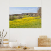 タンポポ畑 ポスター (キッチン)