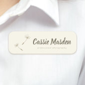 タンポポ素朴ン種植物事業ロゴ 名札