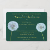 タンポポ結婚ンブライダルシャワー 招待状 (正面)