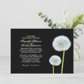 タンポポ結婚式招待状 招待状 (スタンド正面)