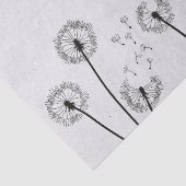 タンポポ花パプス胞子グレー 薄葉紙 (詳細)