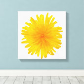 タンポポ花 キャンバスプリント (インサイチュ (ウッドフロア))