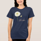 タンポポ花 トライブレンドTシャツ (正面)