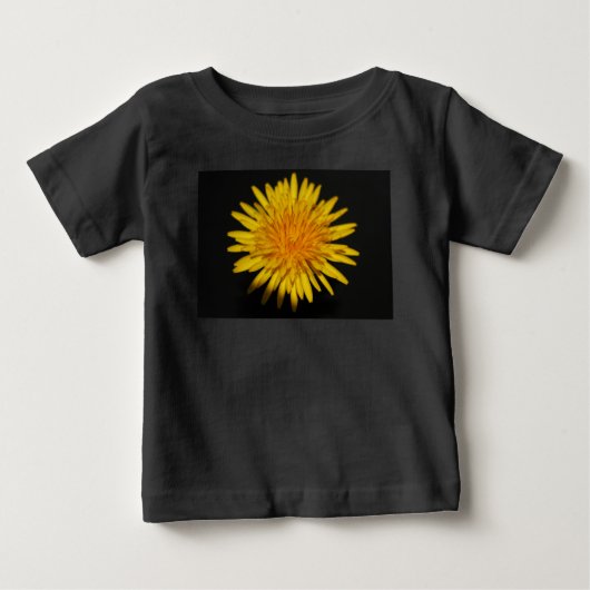 タンポポ花iccna ベビーTシャツ (正面)