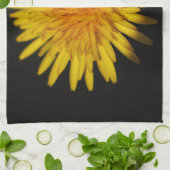 タンポポ花ktcna キッチンタオル (折り畳み)