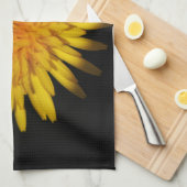 タンポポ花ktcna キッチンタオル (四つ折り)