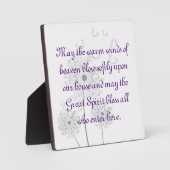 タンポポ賛美の花この自家製プラーク フォトプラーク (正面)