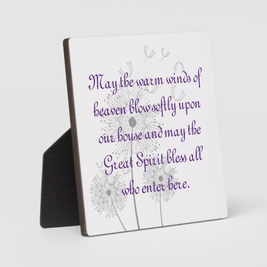 タンポポ賛美の花この自家製プラーク フォトプラーク (正面)