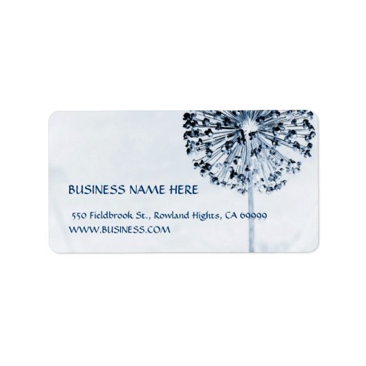 タンポポ青 ラベル (正面)