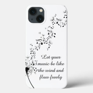 タンポポ音楽記号 iPhone 13ケース