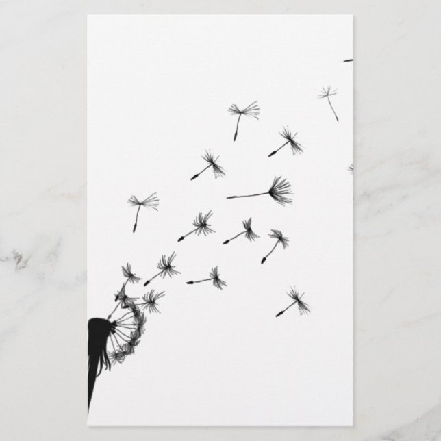 タンポポ風で吹く (正面)