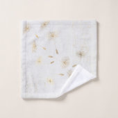 タンポポ飛んでいる バスタオルセット (ウォッシュタオル)