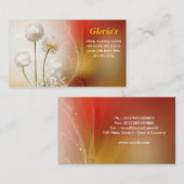 タンポポ魔法カラフル名刺 名刺 (正面/裏面)