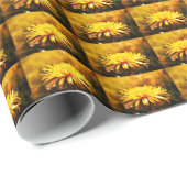 タンポポ黄色い花つる植物春 ラッピングペーパー (ロールコーナー)