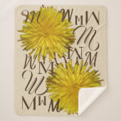 タンポポ1% pipe%のタイポグラフィはモノグラムを分散させました シェルパブランケット (正面)