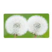 タンポポ2つ ラベル (正面)