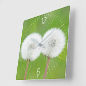 タンポポ2 スクエア壁時計 (傾斜)