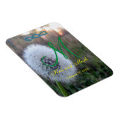 タンポポ3Dモノグラム マグネット (右側)