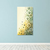 タンポポ キャンバスプリント (インサイチュ (ウッドフロア))