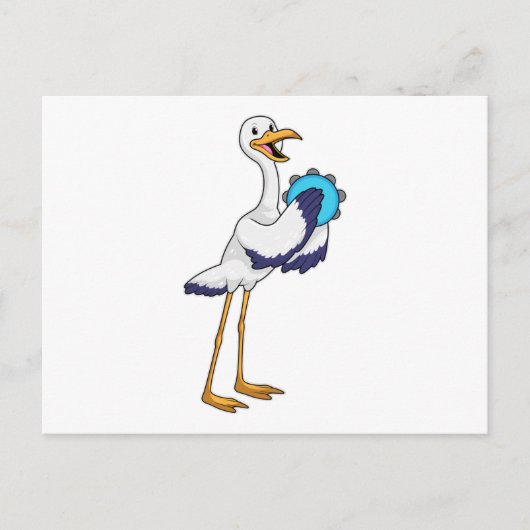 タンポポ(コウテンチョウ)としてタンバリンを演奏するミュージシャン ポストカード (正面)