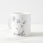 タンポポ コーヒーマグカップ (正面左)