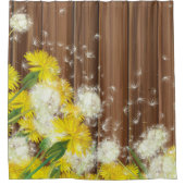 タンポポ シャワーカーテン (正面)